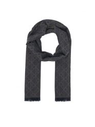 Calvin Klein Szalik LV04D8064G Granatowy. Niebieskie szaliki CALVIN KLEIN, bez wzorów, z dzianiny. Za 249.99 zł.