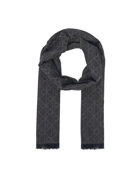 Calvin Klein Szalik LV04D8064G Granatowy. Niebieskie szaliki CALVIN KLEIN, bez wzorów, z dzianiny. Za 249.99 zł.
