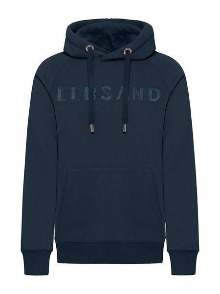 ELBSAND Bluza "Kiljan" w kolorze granatowym rozmiar: L. Niebieskie bluzy ELBSAND, l, bez wzorów, z kapturem. Za 201.55 zł.