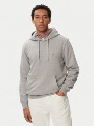 Tommy Hilfiger Bluza Essential Terry MW0MW37235 Szary jasny Regular Fit. Szare bluzy Tommy Hilfiger, m, bez wzorów, z bawełny, bez kaptura. Za 449.99 zł.