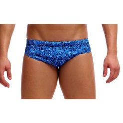 Kąpielówki męskie Funky Trunks Pebble Beach - slipy. Niebieskie kąpielówki Funky Trunks, m, bez wzorów. Za 139.00 zł.