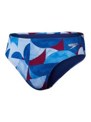 Speedo Kąpielówki "Eco+" w kolorze niebiesko-błękitno-czerwonym rozmiar: 7. Czerwone odzież kąpielowa Speedo, bez wzorów. Za 87.81 zł.