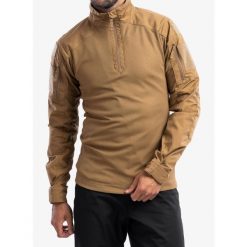 Bluza męska Helikon-Tex MCDU Combat Shirt - NyCo Ripstop. Brązowe bluzy Helikon-Tex, m, bez wzorów, bez kaptura. Za 314.99 zł.