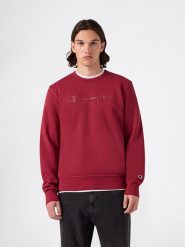 Champion Bluza w kolorze czerwonym rozmiar: XL. Czerwone bluzy Champion, xl, bez wzorów, bez kaptura. Za 139.95 zł.