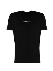 John Richmond T-shirt | HMP25016TS | Mężczyzna | Czarny. Czarne t-shirty John Richmond, m, bez wzorów, z bawełny, bez kołnierzyka, bez ramiączek. Za 179.00 zł.