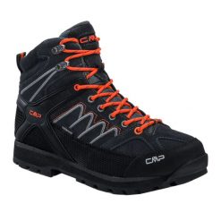 Buty trekkingowe męskie CMP Moon Mid WP. Niebieskie buty trekkingowe CMP, bez wzorów, z gumy, bez zapięcia, trekkingowe. Za 809.00 zł.