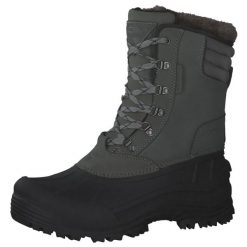 Buty zimowe męskie CMP Kinos WP. Czarne buty turystyczne CMP, na zimę, bez wzorów, bez zapięcia, trekkingowe. Za 369.99 zł.