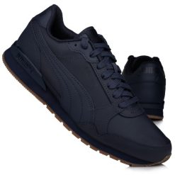Buty męskie sportowe do chodzenia Puma ST RUNNER. Niebieskie buty do biegania Puma, bez wzorów, bez zapięcia, trekkingowe. W wyprzedaży za 269.00 zł.