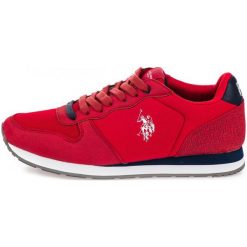 U.S. POLO ASSN. tenisówki męskie Soren 44 czerwone. Czerwone trampki U.S. Polo Assn., m, bez wzorów, bez zapięcia. Za 339.00 zł.