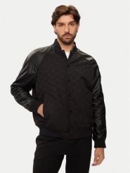 Armani Exchange Kurtka skórzana XM000002 AF10114 UC001 Czarny Regular Fit. Czarne kurtki Armani Exchange, m, bez wzorów, ze skóry, bez kaptura. Za 1,399.00 zł.