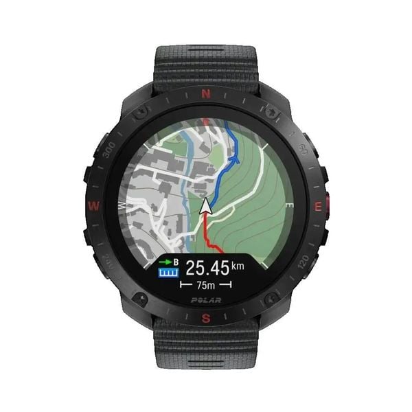 Zegarek sportowy Polar Grit X2 Pro z GPS o podwójnej częstotliwości. Czarne, cyfrowe zegarki Polar, szklane. Za 3,721.00 zł.
