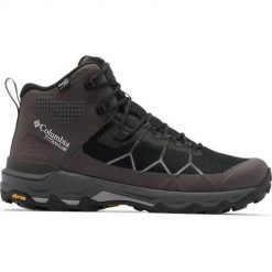 Buty trekkingowe męskie Columbia Peakfreak. Brązowe buty turystyczne Columbia, na zimę, bez wzorów, z materiału, za kostkę, bez zapięcia, trekkingowe. Za 776.00 zł.