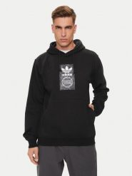 Adidas Bluza Camo Label IZ2513 Czarny Regular Fit. Czarne bluzy Adidas, m, bez wzorów, z bawełny, bez kaptura. Za 179.99 zł.