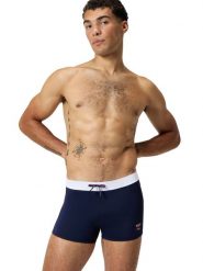 Speedo Kąpielówki "Eco Jetstream" w kolorze granatowym rozmiar: S. Niebieskie kąpielówki Speedo, s, bez wzorów. Za 100.75 zł.
