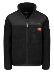 Geographical Norway Kurtka polarowa "Tuvalu" w kolorze czarnym rozmiar: S. Czarne kurtki Geographical Norway, s, bez wzorów, z polaru, bez kaptura. Za 161.73 zł.