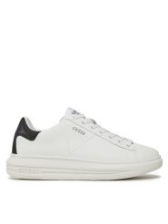 Guess Sneakersy FM8VIB LEL12 Biały. Białe buty sportowe casual Guess, z aplikacjami, ze skóry, bez zapięcia. Za 399.99 zł.
