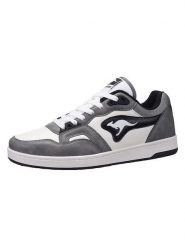 Kangaroos Sneakersy "K-Slam Point" w kolorze biało-szarym rozmiar: 40. Białe buty sportowe casual Kangaroos, bez wzorów, bez zapięcia. Za 130.99 zł.