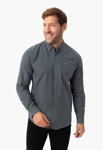 Koszula z długim rękawem, Regular Fit, K-BENTU. Koszule Volcano, l, bez wzorów, z bawełny, bez kołnierzyka, bez ramiączek. Za 149.99 zł.