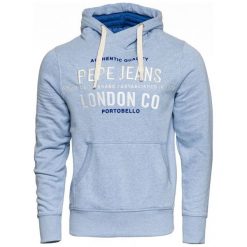 Pepe Jeans Bluza Męska Neville M Jasnoniebieska. Bluzy z kapturem marki Pepe Jeans. Za 389.00 zł.