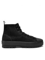 Calvin Klein Jeans Trapery Lugged Hybrid High Laceup Auth YM0YM01092 Czarny. Czarne trapery Calvin Klein Jeans, z jeansu, bez zapięcia. Za 559.99 zł.