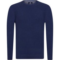 Sweter w kolorze granatowym. Niebieskie swetry nierozpinane Denim Culture, l, bez wzorów, z bawełny, bez kołnierzyka, bez ramiączek. W wyprzedaży za 149.95 zł.