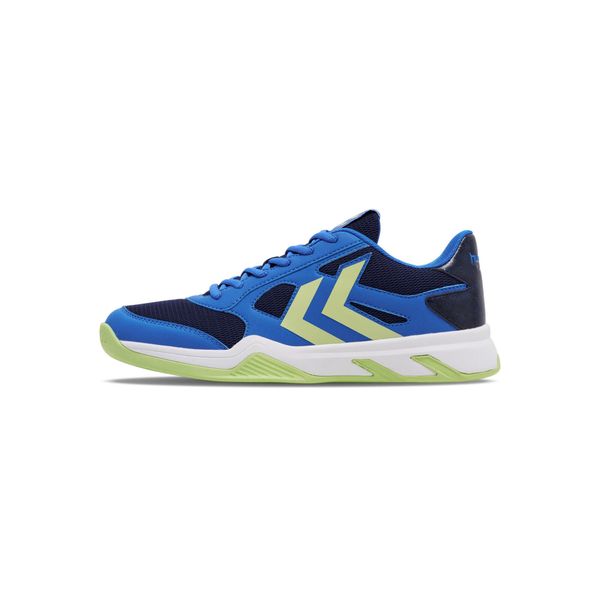 Buty do chodzenia męskie Hummel Teiwaz V. Niebieskie buty do koszykówki Hummel, bez zapięcia, do koszykówki. W wyprzedaży za 330.90 zł.