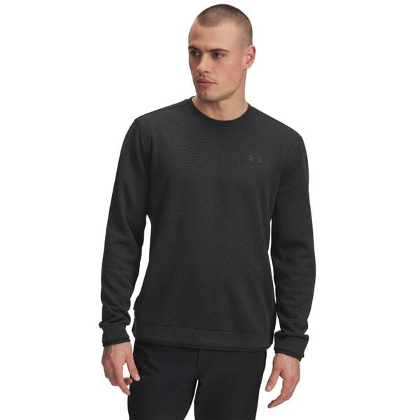 Polarowy sweter Under Armour. Czarne golfy Under Armour, m, bez wzorów, z polaru, bez ramiączek. Za 330.50 zł.