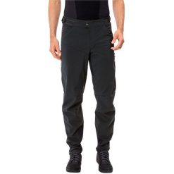 Spodnie przeciwdeszczowe VAUDE Qimsa II. Czarne spodenki rowerowe Vaude, l, bez wzorów, z materiału, rowerowe. Za 679.95 zł.