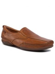 Pikolinos Półbuty 03A-6222 Brązowy. Brązowe eleganckie półbuty Pikolinos, bez wzorów, ze skóry, bez obcasa, bez zapięcia. Za 379.99 zł.