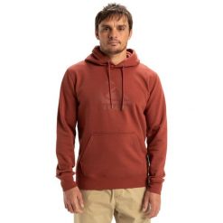 Bluza z kapturem dla Mężczyzn COMP LOGO Brązowy. Brązowe bluzy z kapturem Quiksilver, m, bez wzorów, z bawełny, z kapturem. Za 299.99 zł.