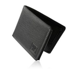 Portfel skórzany PAOLO PERUZZI T-68-BL czarny. Czarne portfele Paolo Peruzzi, bez wzorów, z materiału. Za 69.99 zł.