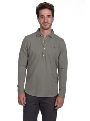 The Time of Bocha Koszulka polo w kolorze khaki rozmiar: S. Brązowe koszulki polo The Time of Bocha, s, bez wzorów, z bawełny, bez kołnierzyka, bez ramiączek. Za 86.99 zł.