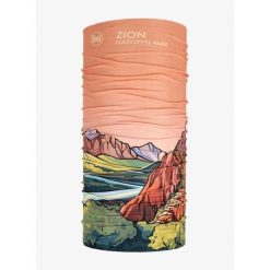 Chusta wielofunkcyjna Buff Coolnet UV National Parks - zion. Brązowe szaliki Buff, bez wzorów. Za 81.99 zł.
