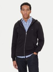 Tommy Hilfiger Bluza Essential MW0MW37239 Czarny Regular Fit. Czarne bluzy Tommy Hilfiger, m, bez wzorów, z bawełny, bez kaptura. Za 469.99 zł.
