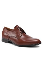 Geox Półbuty U Iacopo C U169GC 00043 C6001 Brązowy. Brązowe eleganckie półbuty Geox, bez wzorów, ze skóry, bez obcasa, bez zapięcia. Za 499.99 zł.
