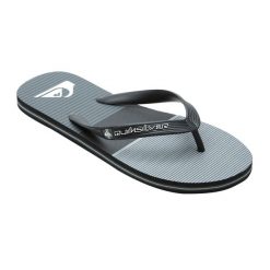 Japonki plażowe męskie Quiksilver Molokai Tijuana. Szare japonki Quiksilver, bez wzorów. Za 52.99 zł.