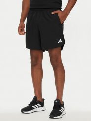 Adidas Szorty sportowe Run It IL7232 Czarny Regular Fit. Czarne krótkie spodenki sportowe Adidas, m, bez wzorów, z syntetyku. Za 89.99 zł.