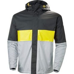 Kurtka przeciwdeszczowa "Active" w kolorze czarno-szaro-żółtym. Kurtki marki Helly Hansen. W wyprzedaży za 260.95 zł.