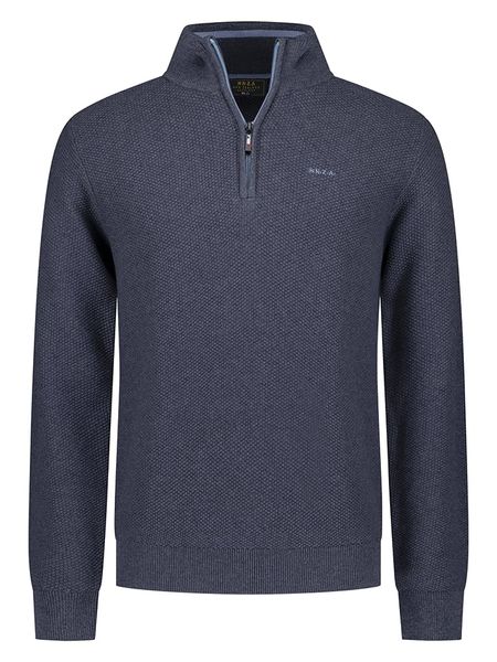 NEW ZEALAND AUCKLAND Sweter w kolorze granatowym rozmiar: L. Niebieskie swetry nierozpinane New Zealand Auckland, l, bez wzorów, z bawełny, bez kołnierzyka, bez ramiączek. Za 172.95 zł.