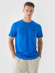 4F T-shirt regular gładki (3-pack) męski - multikolor 3XL. T-shirty 4F, m, bez wzorów, z bawełny, bez kołnierzyka, bez ramiączek. Za 89.99 zł.