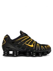 Nike Sneakersy Shox TL AV3595 013 Czarny. Czarne buty sportowe casual Nike, bez wzorów, z materiału, bez zapięcia. Za 739.99 zł.