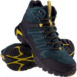 Buty turystyczne Męskie Elbrus Virmin MID. Zielone buty turystyczne ELBRUS, bez wzorów, bez zapięcia. Za 507.69 zł.