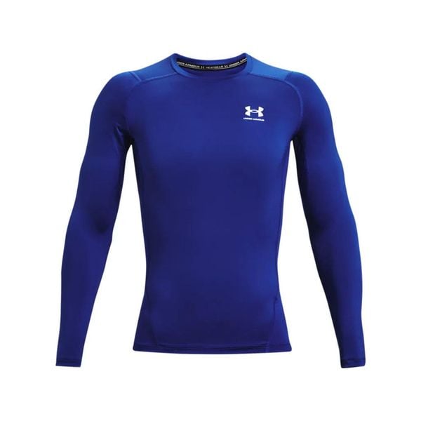 Koszulka fitness męska Under Armour Ua Hg Armour Comp LS z długim rękawem. Niebieskie bielizna termoaktywna Under Armour, m, bez wzorów, z elastanu, na fitness i siłownię. Za 117.62 zł.