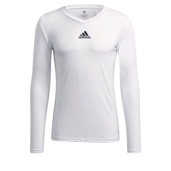 Jersey adidas Team Base. Białe bielizna termoaktywna Adidas, m, bez wzorów, z jersey, bez ramiączek, na fitness i siłownię. Za 62.99 zł.