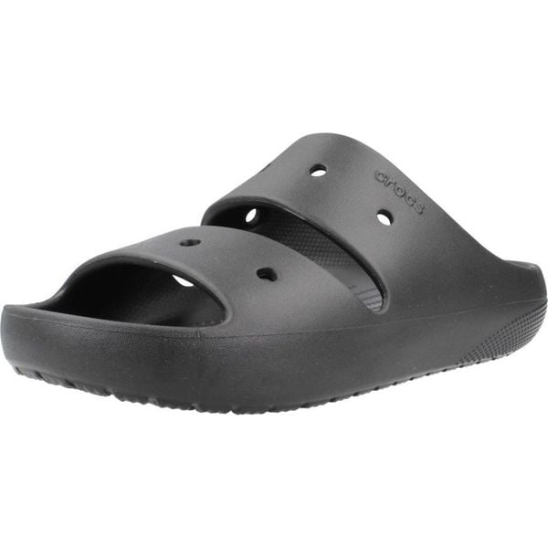 Sandały CROCS CLASSIC SANDAL V2 Czarny. Czarne sandały Crocs, z gumy, bez zapięcia. Za 135.99 zł.