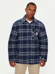 Wrangler Kurtka przejściowa Casey 112357279 Niebieski Relaxed Fit. Niebieskie kurtki Wrangler, m, bez wzorów, z bawełny, bez kaptura. Za 349.99 zł.