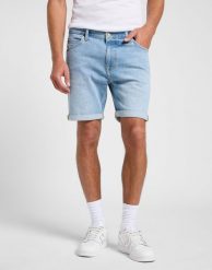 MESKIE SPODENKI LEE RIDER SHORT BOSS 112363926. Szorty Lee, bez wzorów, z jeansu. Za 169.99 zł.