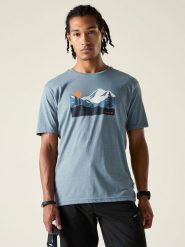 Dare 2b Koszulka funkcyjna "Movement III" w kolorze szaroniebieskim rozmiar: M. Niebieskie t-shirty sportowe Dare 2B, bez wzorów, z bawełny, bez ramiączek, outdoorowe. Za 65.54 zł.