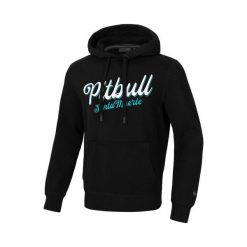 Bluza męska Pitbull z kapturem Santa Muerte. Czarne bluzy PITBULL, m, bez wzorów, z kapturem. W wyprzedaży za 196.90 zł.