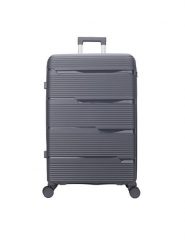 Semi Line Walizka duża T5898-3 Szary. Szare walizki Semi-line, bez wzorów, z tworzywa sztucznego, duże. Za 259.99 zł.